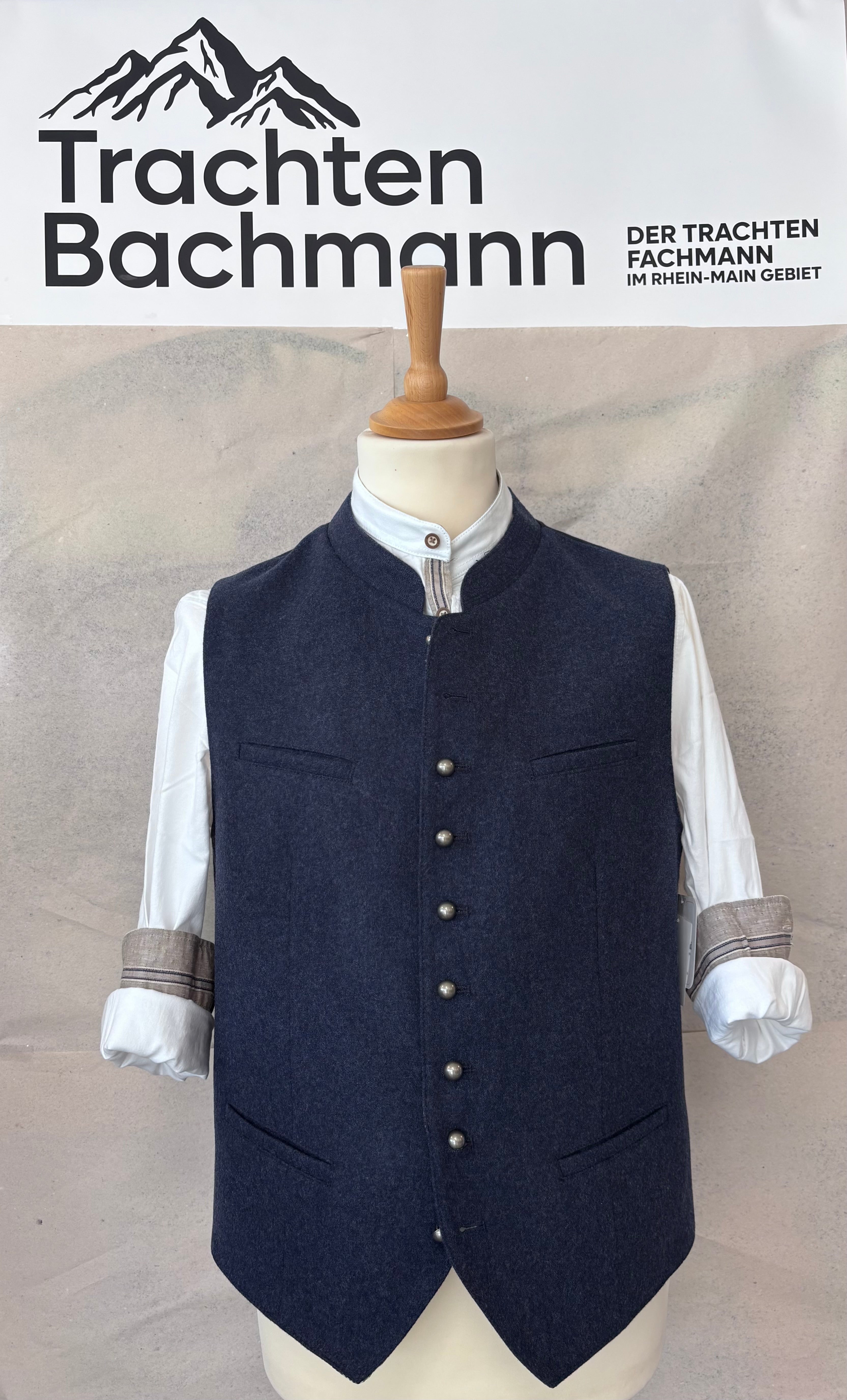 Lodenweste 1918200 blau