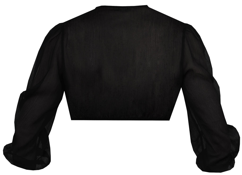 Dirndlbluse Saldenburg schwarz