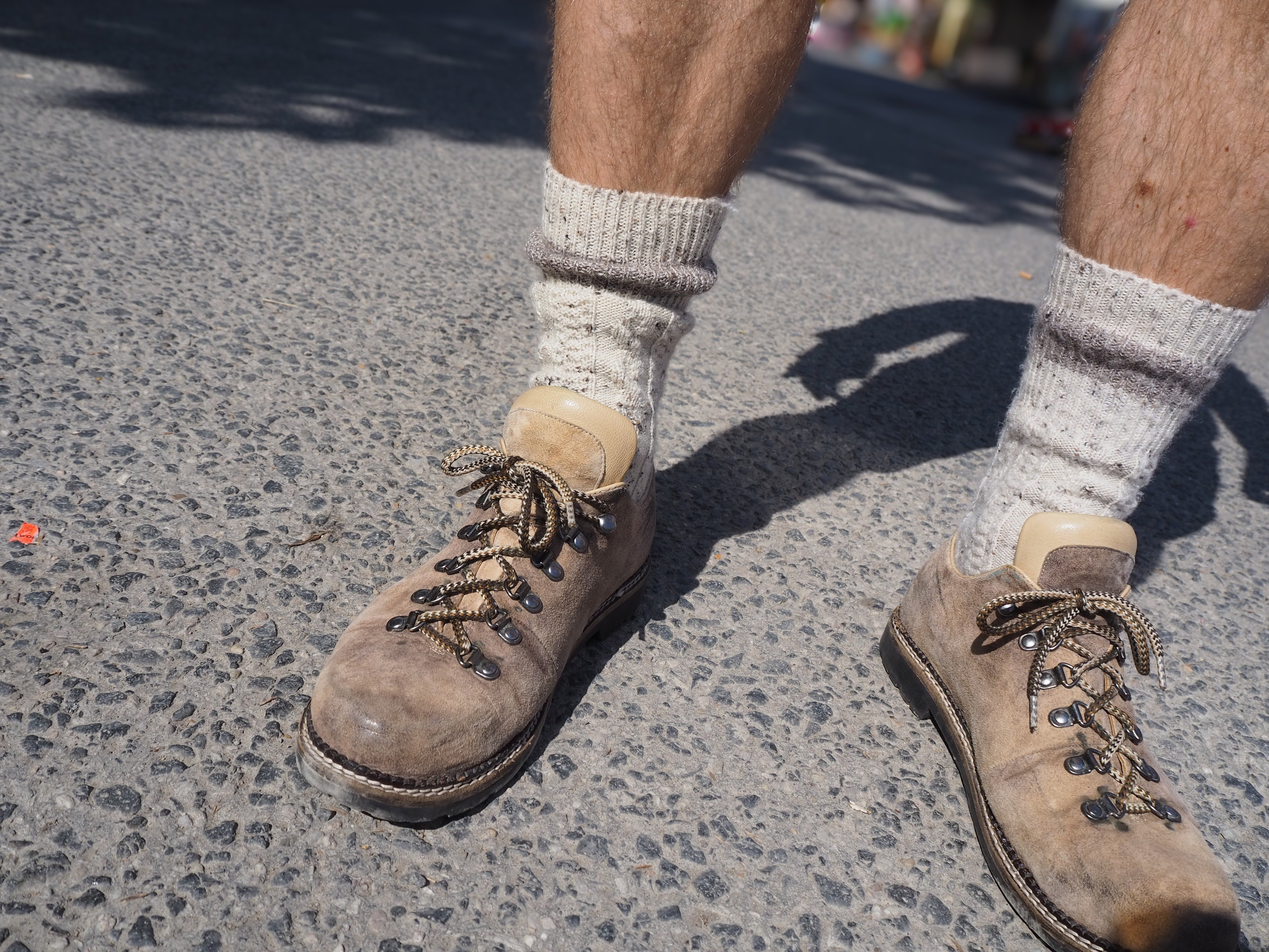 Trachtensocken naturmeliert